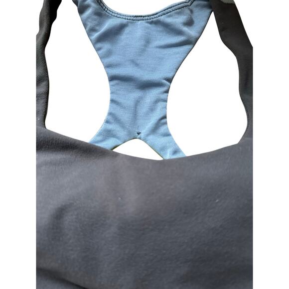 🌻 4/$25. Lululemon Grey & Blue Mesh Sports bra, Mesh, Women’s 6 - Picture 4 of 4